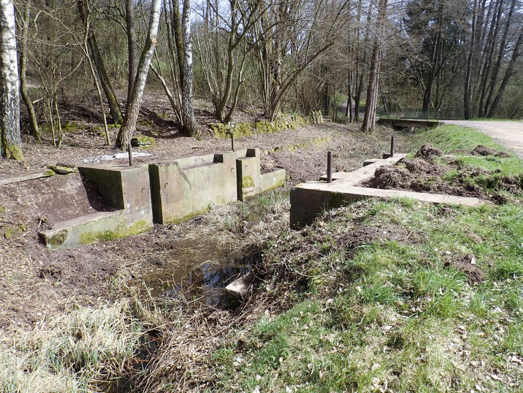 Ligne Maginot - DAMBACH Centre (Barrage 09) (Inondation défensive) - Le pertuis du barrage numéro 9