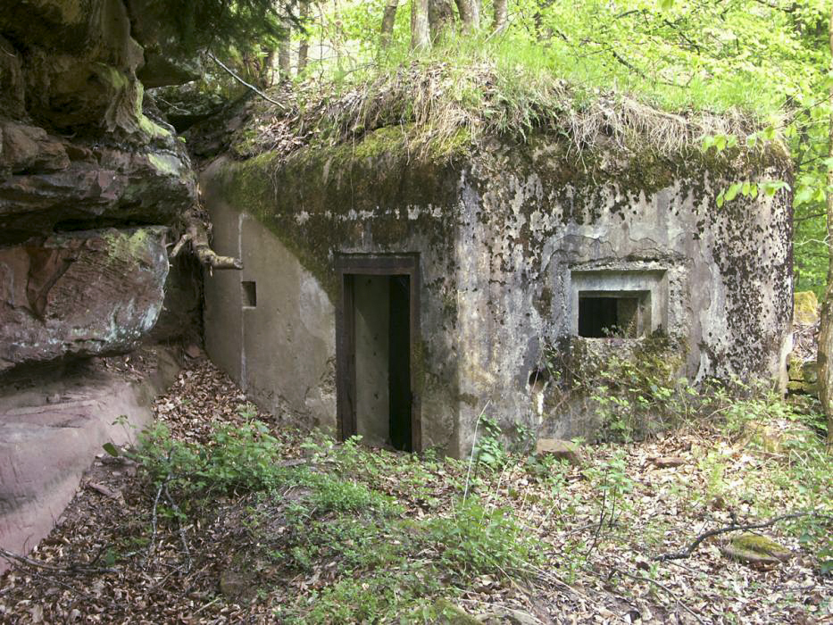 Ligne Maginot - ERLENMOOS Nord (Avant Poste) (Blockhaus pour arme infanterie) - Entrée du blockhaus