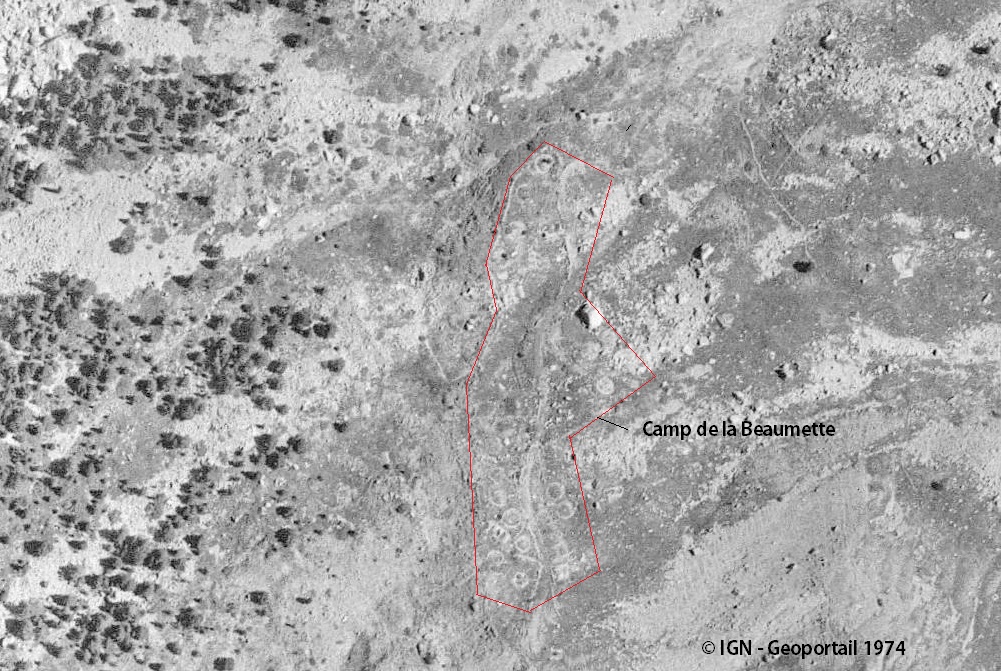 Ligne Maginot - LA BEAUMETTE - (Divers) - Les traces du camp marabouts en 1974