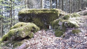 Ligne Maginot - FM35 - NONNENHARDT OUEST 1 - (Blockhaus pour arme infanterie) - Créneau gauche