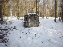 Ligne Maginot - FM45 - NONNENHARDT CENTRE 2 - (Blockhaus pour arme infanterie) - Le blockhaus à l'extrémité du layon
Le bloc FM 33 est visible plus haut