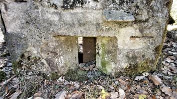 Ligne Maginot - FM38 - DIEBSKOPF 2 - (Blockhaus pour arme infanterie) - Détail du créneau frontal 