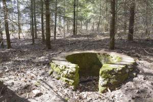 Ligne Maginot - T3 - VERRERIE - (Cuve pour arme d'infanterie) - Emplacement pour Tourelle Démontable.