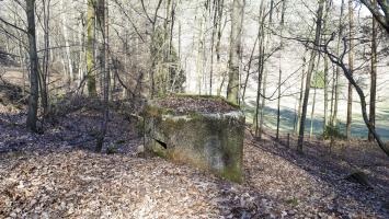 Ligne Maginot - FM76 - GUNSTHAL 1 - (Blockhaus pour arme infanterie) - Vue coté gauche