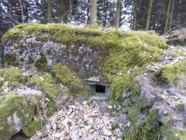 Ligne Maginot - FM35 - NONNENHARDT OUEST 1 - (Blockhaus pour arme infanterie) - Créneau gauche