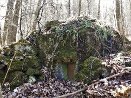 Ligne Maginot - FM5 - SCHMELZBACH 4 - (Blockhaus pour arme infanterie) - Créneau frontal