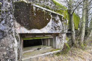 Ligne Maginot - DB2 - (Blockhaus pour canon) - Vue sur les créneaux