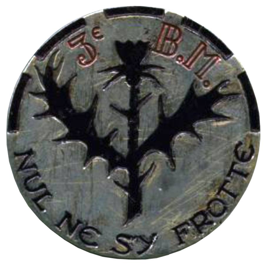 3° Bataillon de mitrailleurs - Insigne