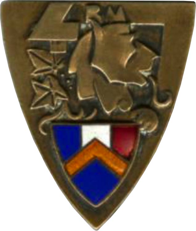 4° Bataillon de mitrailleurs - Insigne