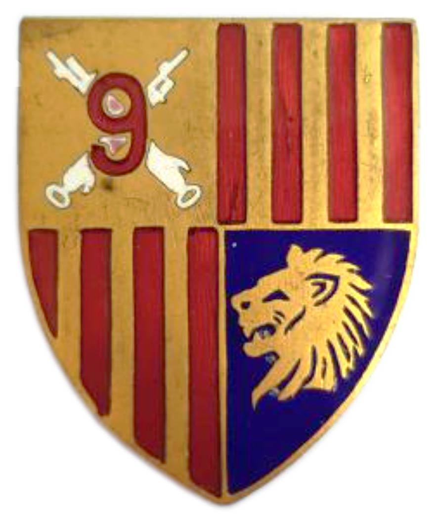 9° Bataillon de mitrailleurs - Insigne