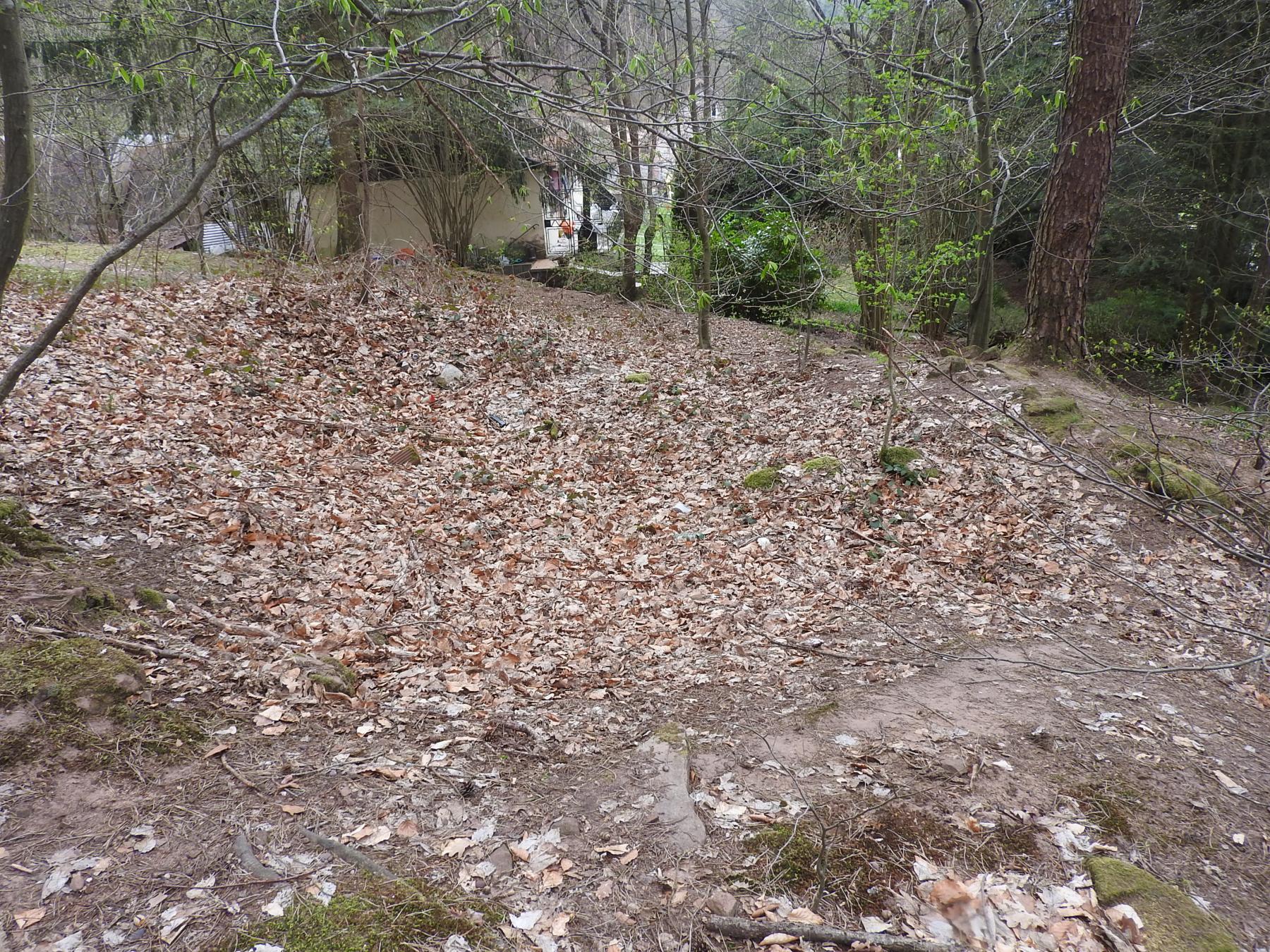 Ligne Maginot - FERME MUCKENTHAL 1 - (Cuve pour canon) - L'emplacement de tir terrassé 