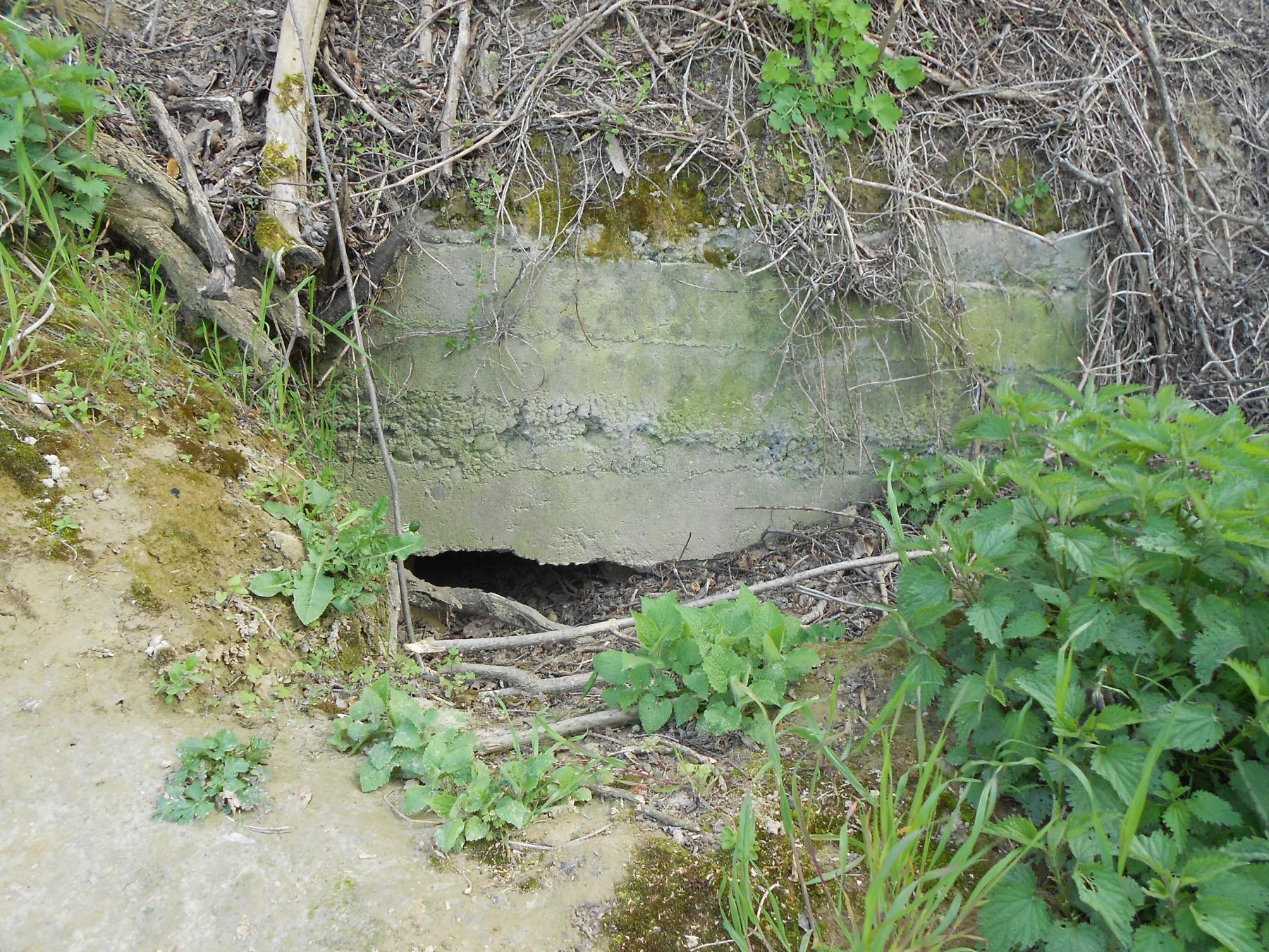 Ligne Maginot - EULY - (PC) - Central ou PC ?
Entrée situé au bord du chemin à 100m du PC d'Euly