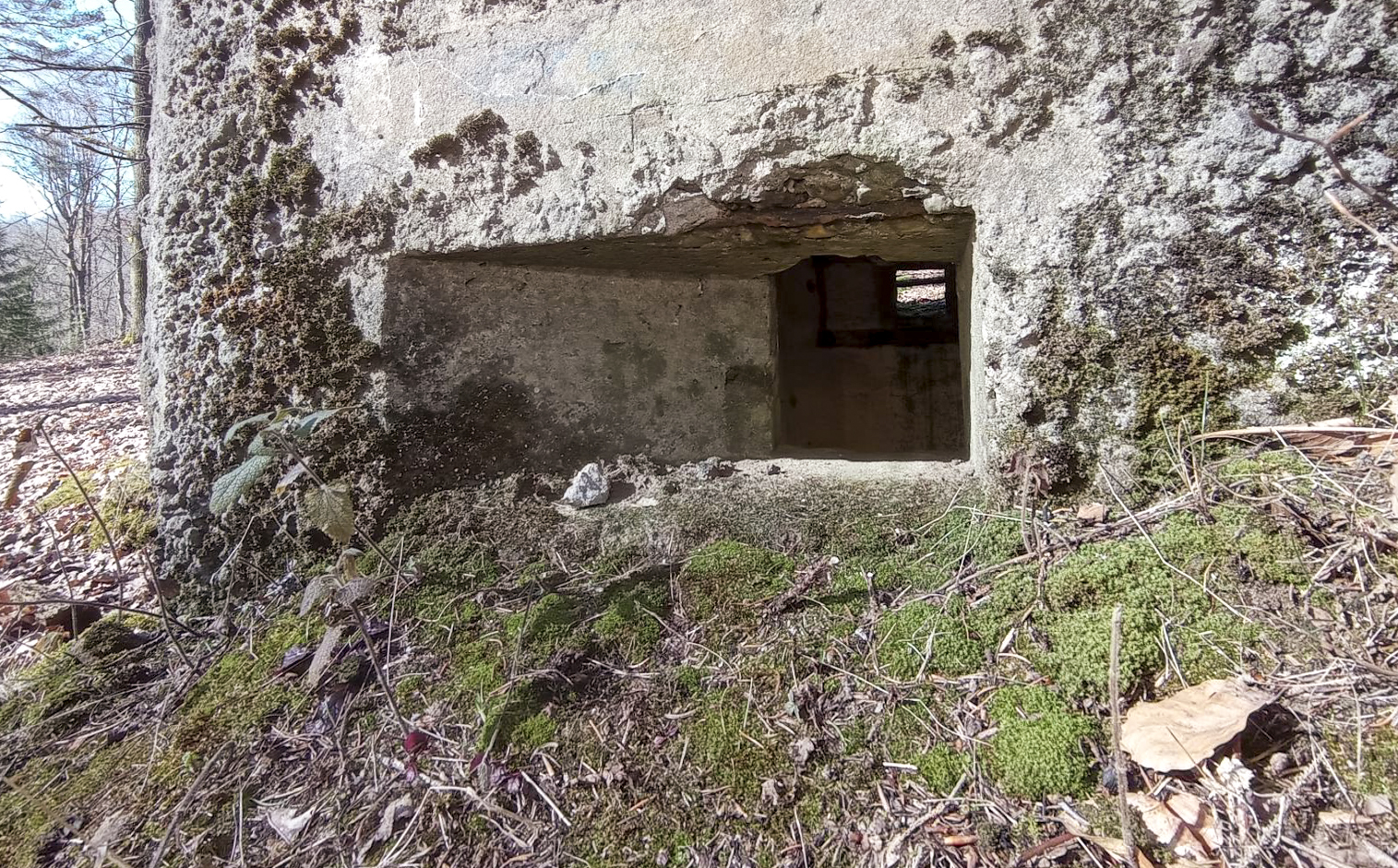 Ligne Maginot - FM38 - DIEBSKOPF 2 - (Blockhaus pour arme infanterie) - Détail du créneau arrière droit 