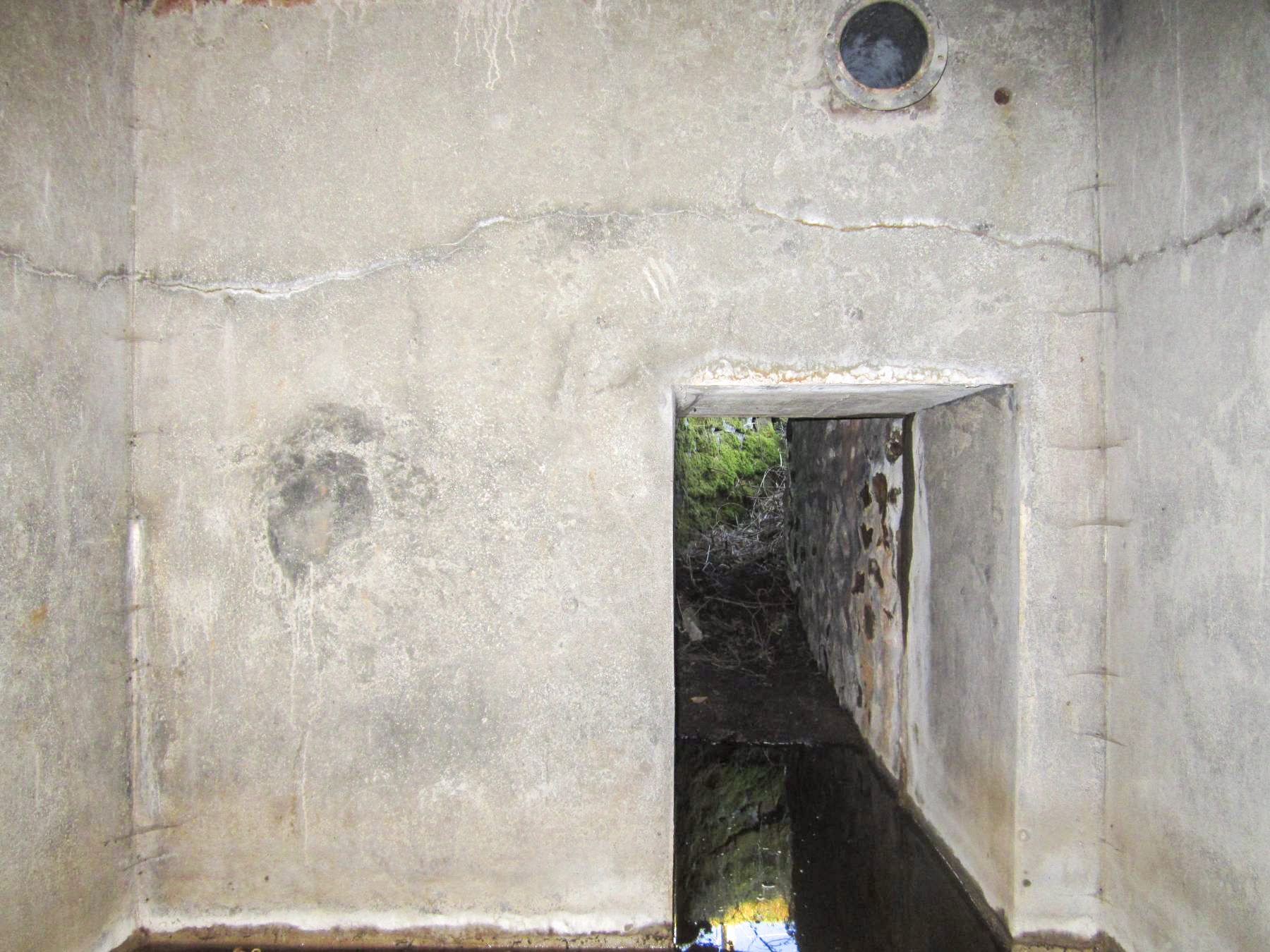 Ligne Maginot - FM127 - PETIT MUEHLBERG NORD - (Blockhaus pour arme infanterie) - L'entrée dans la chambre de tir