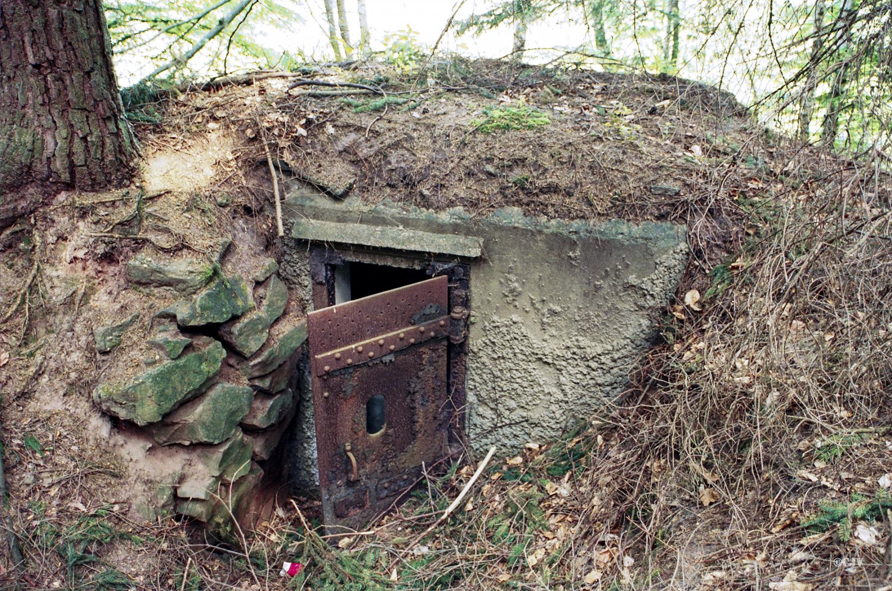 Ligne Maginot - M14 - GUNSTHAL 2 - (Blockhaus pour arme infanterie) - L'entrée