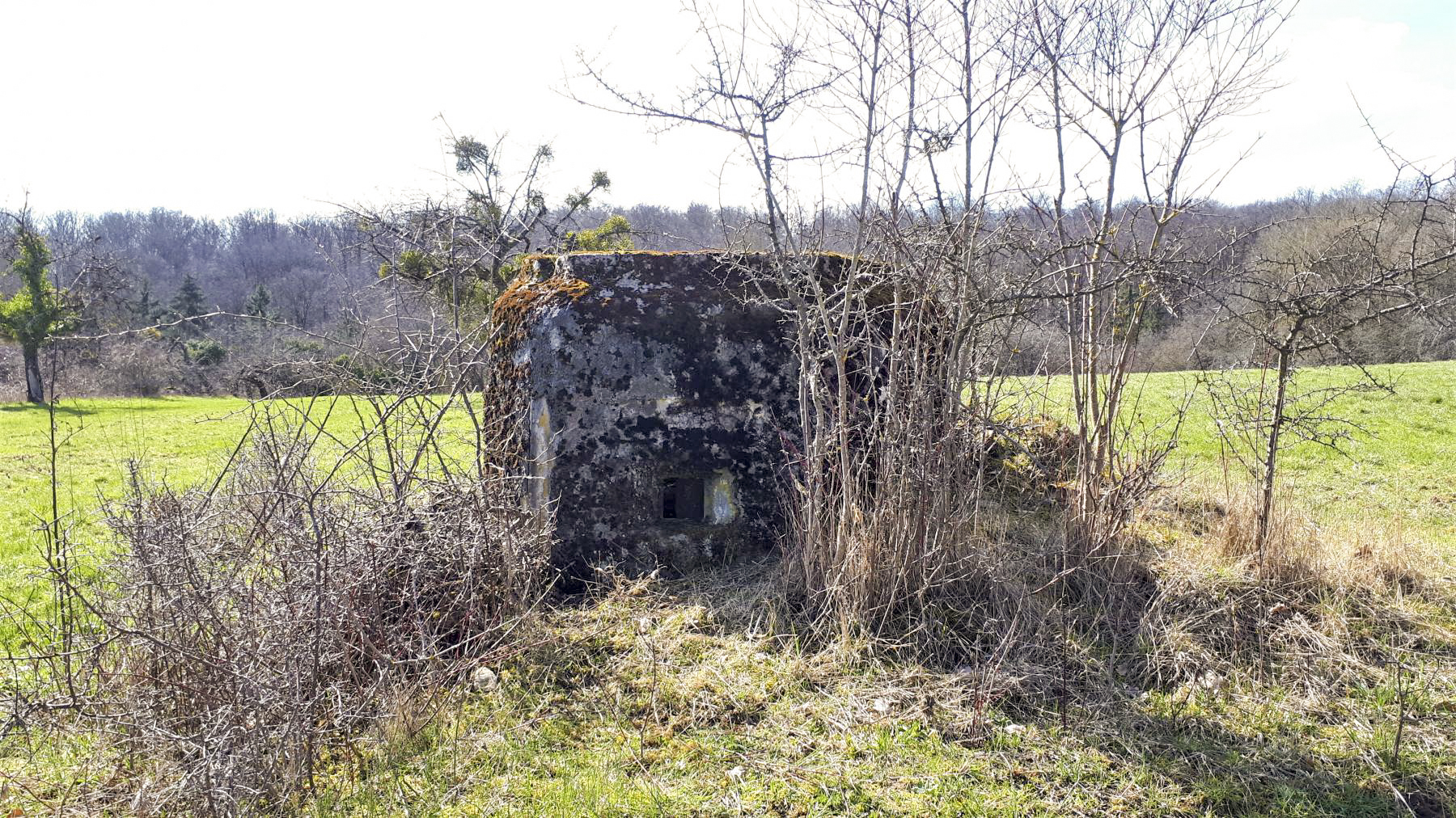 Ligne Maginot - FM16 - KUEHLAEGER - (Blockhaus pour arme infanterie) - Créneau gauche