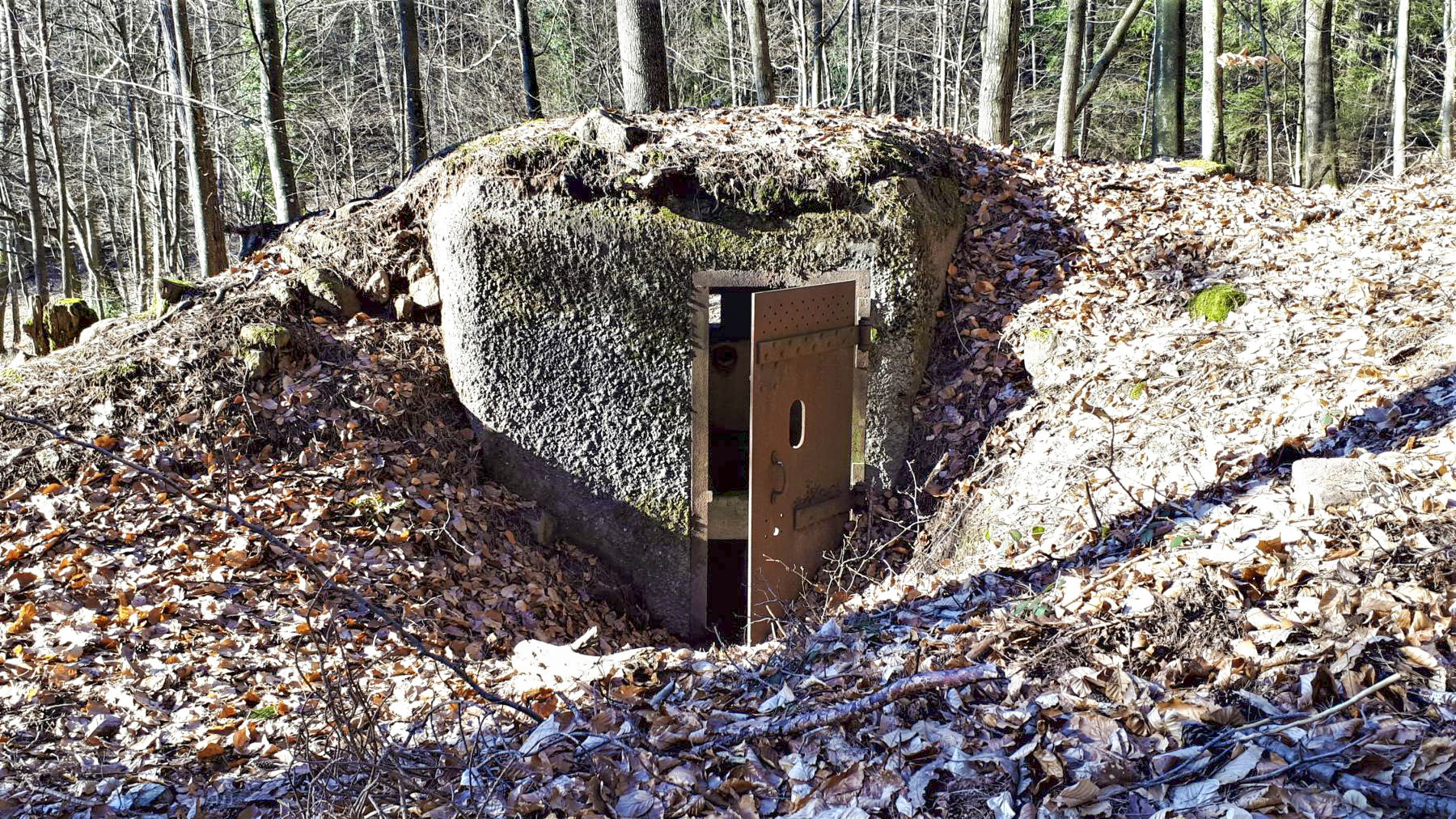 Ligne Maginot - M79 - BETZENTHAL 2 - (Blockhaus pour arme infanterie) - L'entrée