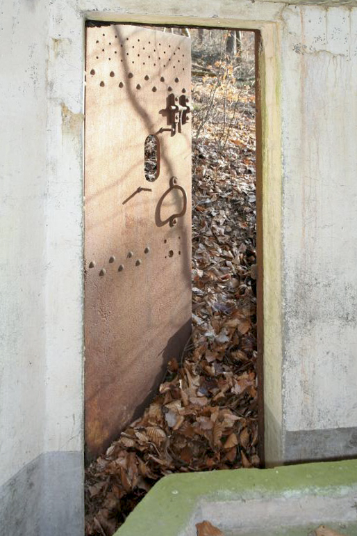 Ligne Maginot - M79 BETZENTHAL 2 - (Blockhaus pour arme infanterie) - La porte blindée