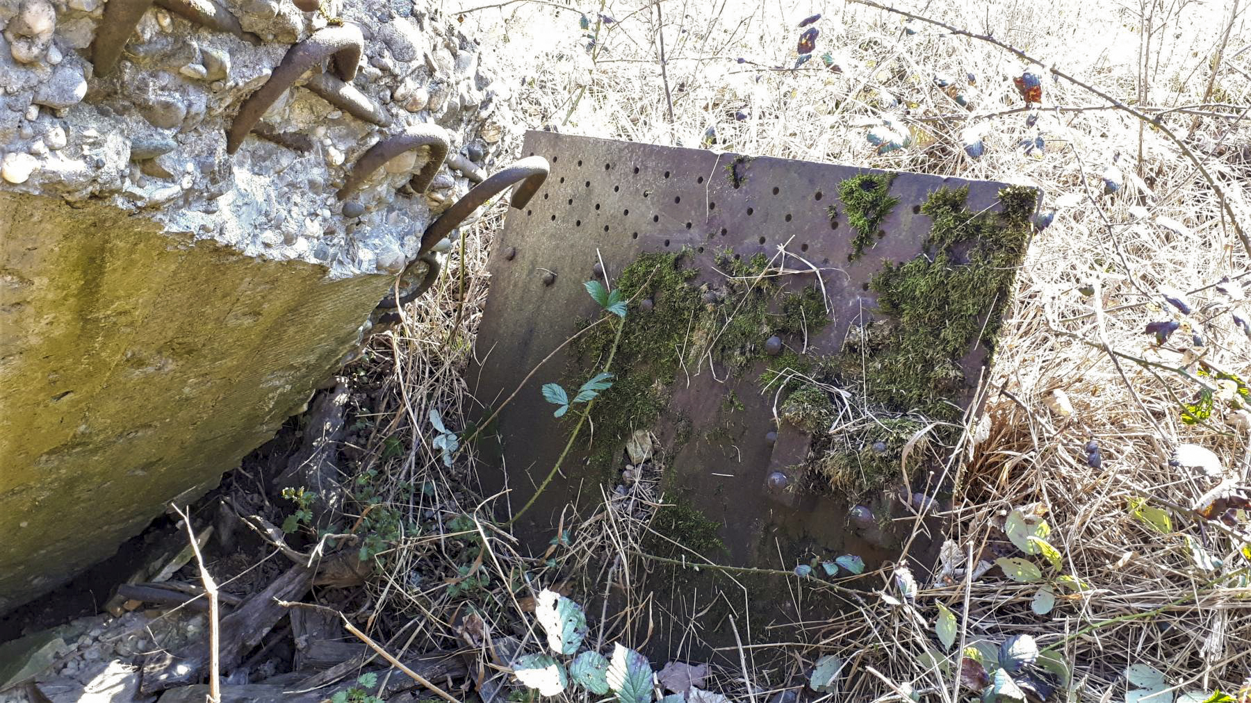 Ligne Maginot - FM86 - WELSCHHOF SUD OUEST - (Blockhaus pour arme infanterie) - La porte blindée