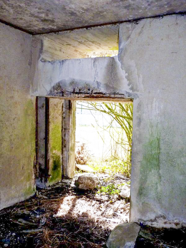 Ligne Maginot - A6 - EPI DE BLE - (Blockhaus pour canon) - Entrée matériel