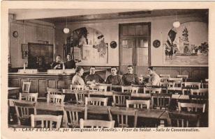 Ligne Maginot - ELZANGE - (Camp de sureté) - Le foyer du soldat - Salle de consommation