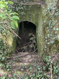 Ligne Maginot - PA DU LINSENBERG 3 - (Blockhaus pour canon) - Entrée actuellement inondée