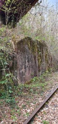 Ligne Maginot - VF60 - ANTENNE DE L'OUVRAGE DU SIMSERHOF - (RESEAU - Voie 60 - Antenne ou rocade ferroviaire) - LEMBERG - Katzenfelden
Pont ferroviaire voie de 60 au-dessus de la VN