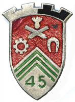 Ligne Maginot - Insigne 45e GRRF - Insigne du 45e GRRF