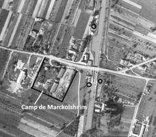Ligne Maginot - MARCKOLSHEIM (CAMP) - (Camp de sureté) - Photo aérienne de 1950