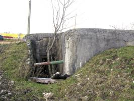 Ligne Maginot - BOMBACHERHOF 1 - (Blockhaus pour arme infanterie) - Façade arrière