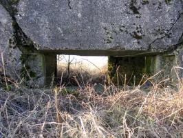 Ligne Maginot - GUCKENBERG 1 - (Blockhaus pour canon) - Créneau pour canon