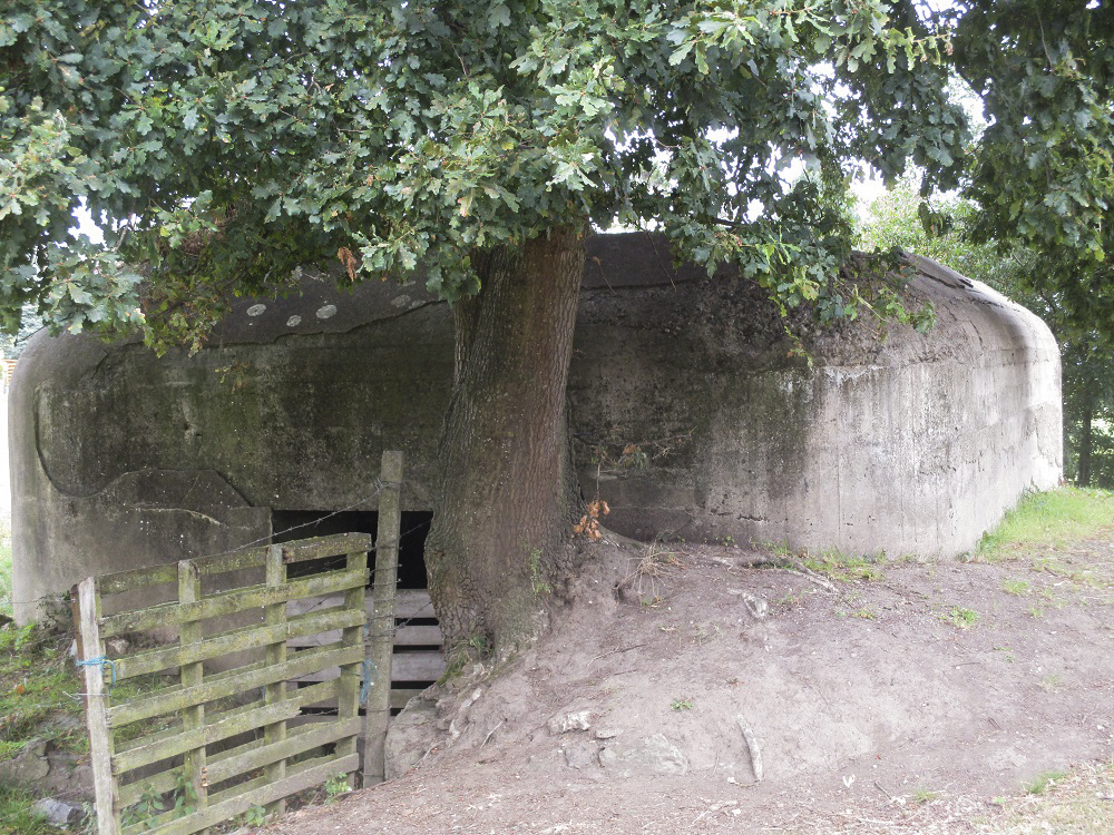 Ligne Maginot - B112 - STEENVOORDE Est 1 (Blockhaus pour canon) - Vue prise depuis la rue de Poperinge