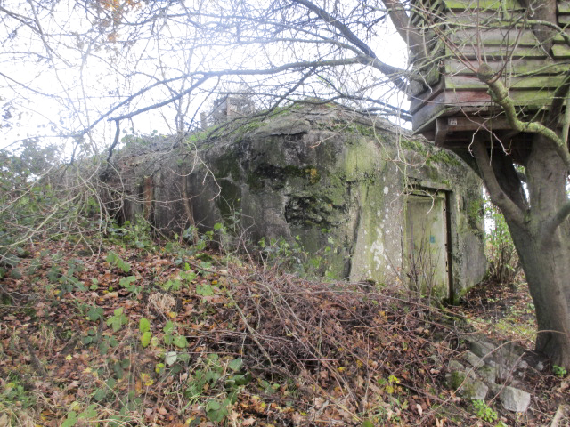 Ligne Maginot - B361 - CUL du FOUR Est (Blockhaus pour canon) - Situé entre le chemin de terre venant du Grand Ridoir et la rue du Gris Massart.