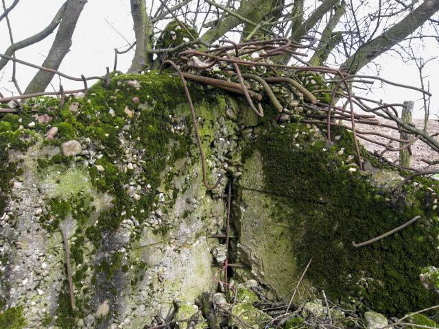 Ligne Maginot - ACHENER WEG 2 (Blockhaus pour arme infanterie) - Les restes du blockhaus