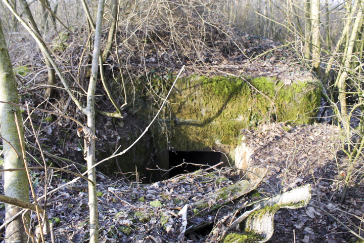 Ligne Maginot - GROS REDERCHING EST 1 - (Blockhaus pour arme infanterie) - Facade arrière et l'entrée