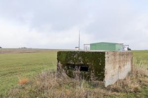 Ligne Maginot - HUNSTWIESE 2 - (Blockhaus pour arme infanterie) - Façade de tir