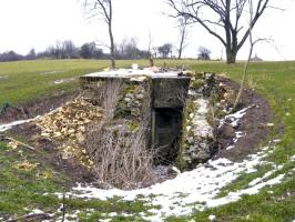 Ligne Maginot - MERRENBAND 1 - (Blockhaus pour arme infanterie) - Façade arrière