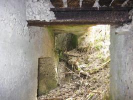 Ligne Maginot - MERRENRIED 5 - (Blockhaus pour canon) - L'accès au poste d'observation