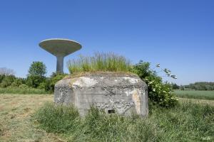 Ligne Maginot - BEF 691 - GAUQUIER EST - (Blockhaus pour arme infanterie) - Le créneau vers le Sud-Est