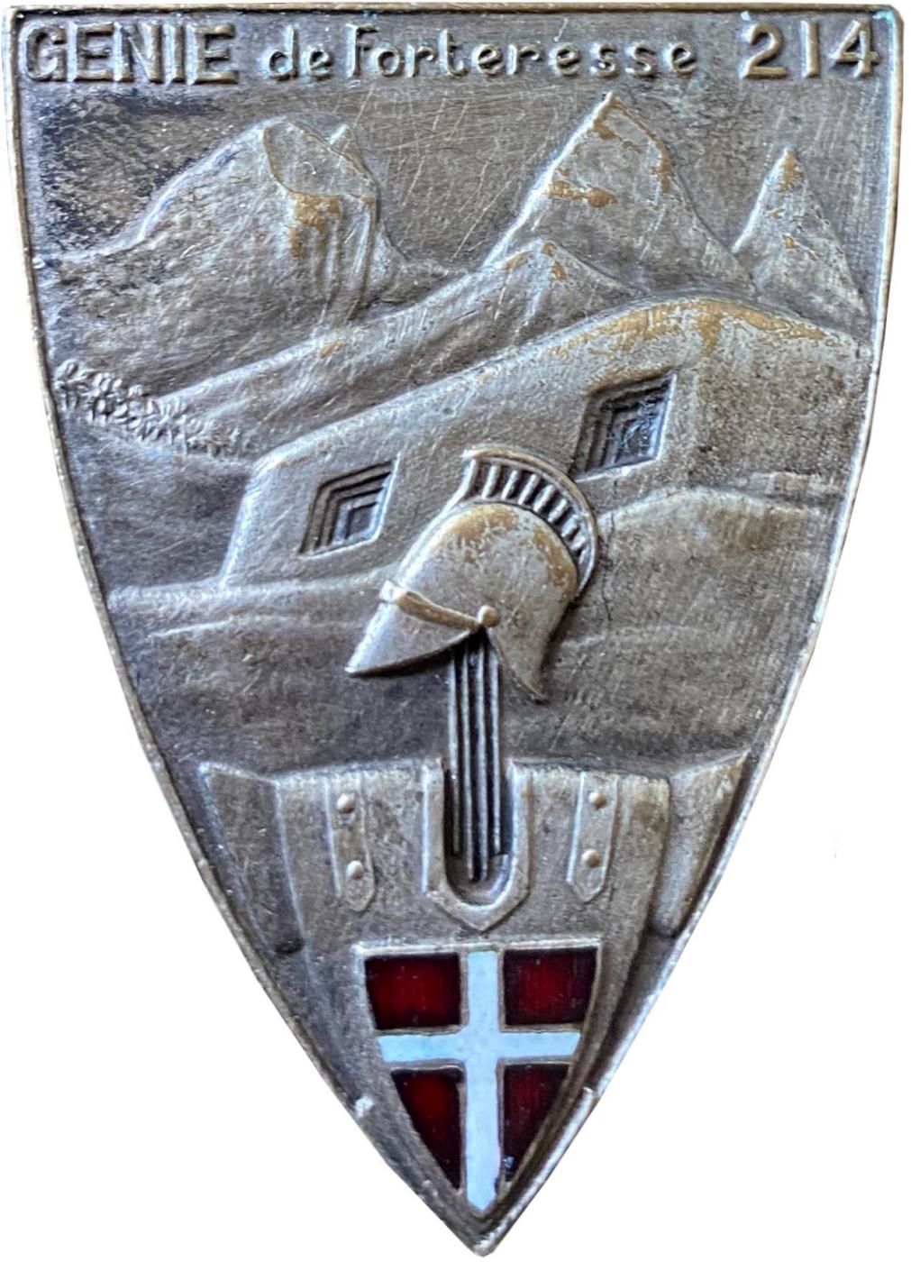 Insigne du 214° Bataillon du Génie de Forteresse