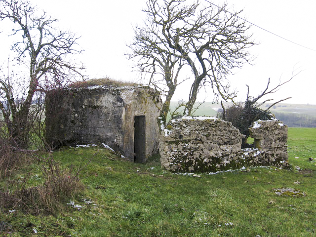 Ligne Maginot - KOPP 5 - (Blockhaus pour arme infanterie) - Façade arrière