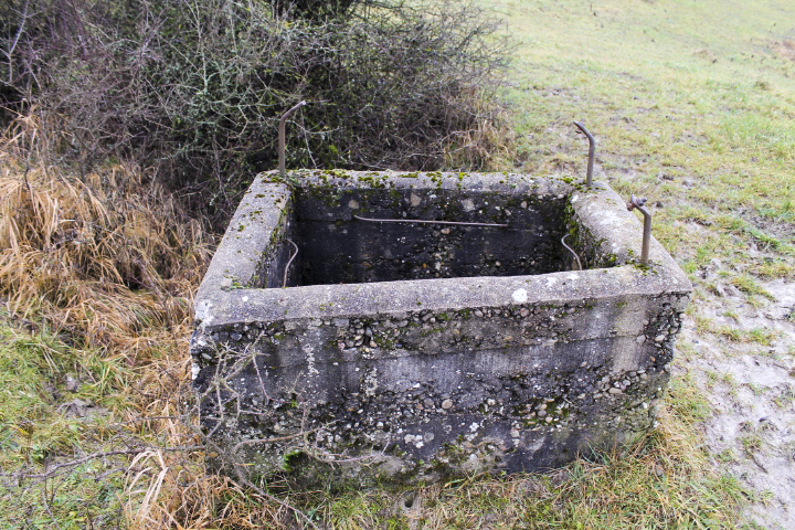 Ligne Maginot - MERRENRIED 5 - (Blockhaus pour canon) - Le créneau du canon