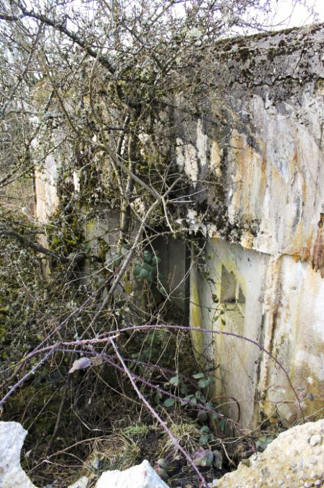 Ligne Maginot - SCHITTEFELD 1 - (Blockhaus pour arme infanterie) - Façade arrière