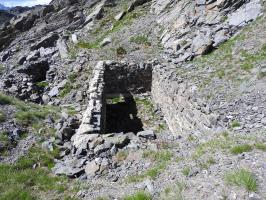 Ligne Maginot - COL DE CRISTOL (1° CM / 82° BAF) - (PC) - Les ruines d'un casernement près de la porte de Cristol