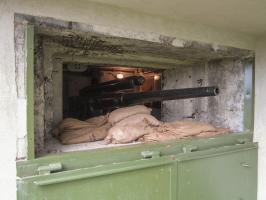 Ligne Maginot - 86 - ASCHENBACH - (Casemate d'infanterie - double) - Canon de 47 Sud-Ouest