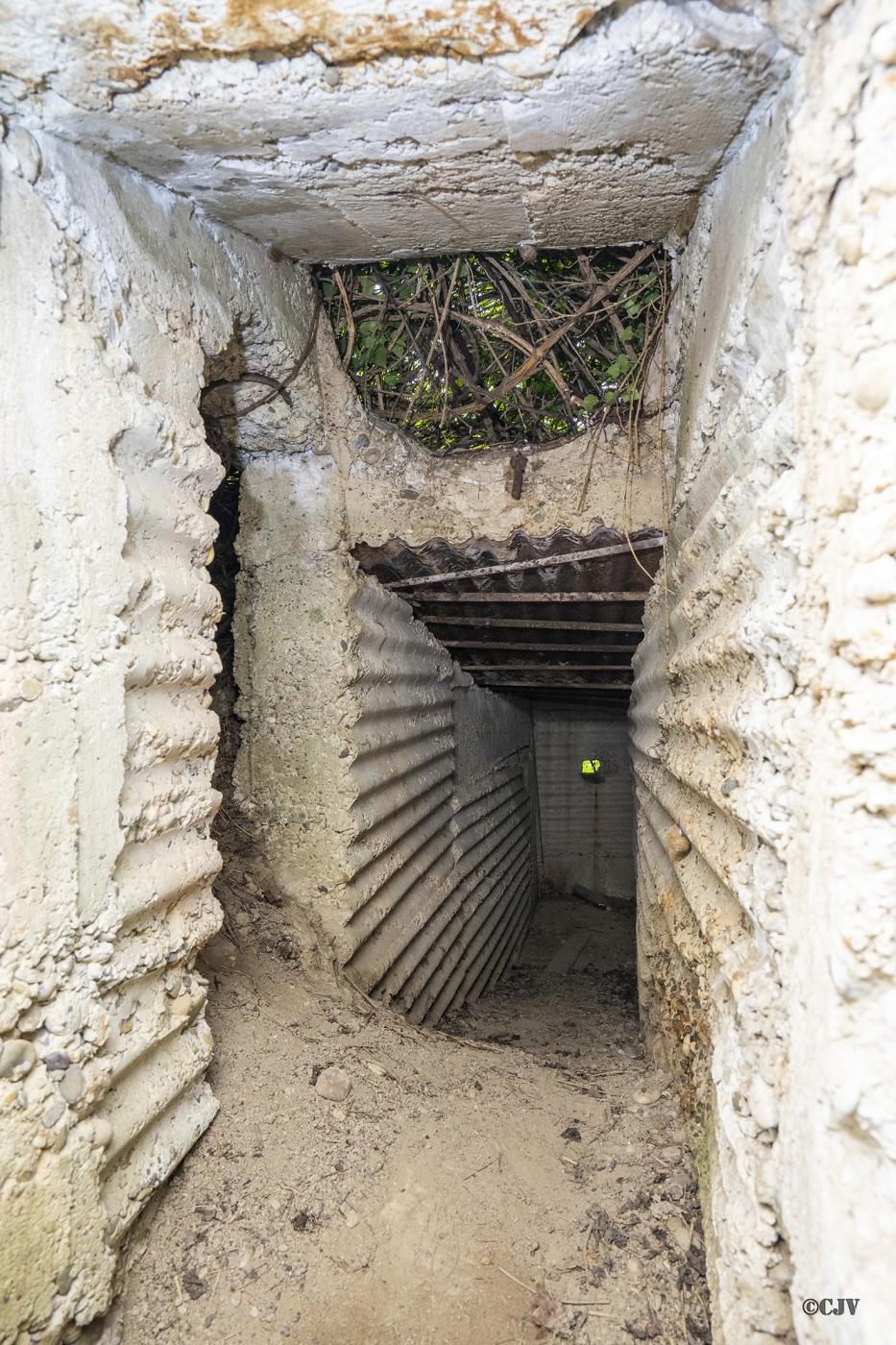 Ligne Maginot - BREITSAND 5 - (Observatoire d'infanterie) - Le couloir avec deuxième entrée