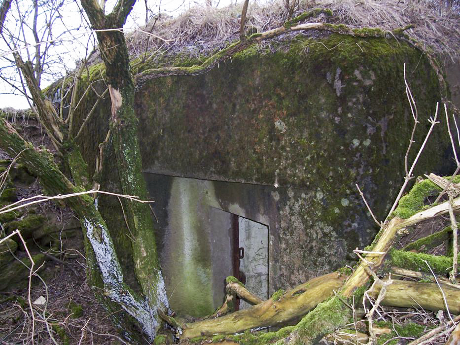 Ligne Maginot - HEILIGENBRONNEN OUEST - (Blockhaus pour canon) - L’entrée