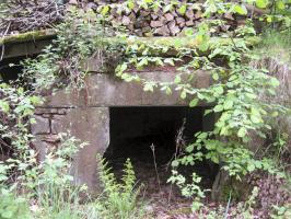 Ligne Maginot - HASPELSCHIEDT 2 (AVANT POSTE) - (Blockhaus pour canon) - L'entrée