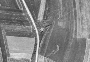 Ligne Maginot - LOUTZVILLER - (Poste GRM - Maison Forte) - Photo aérienne 1946