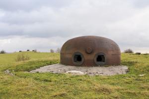 Ligne Maginot - HAUT POIRIER (Ouvrage d'infanterie) - Bloc 1 
La cloche modèle 1934 type B pour arme mixte